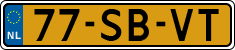 License plate of the Netherlands, Cars