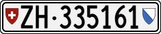 License plate of Switzerland, Cars