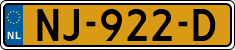 License plate of the Netherlands, Cars