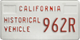 California, Historical (H/V XXXX)
