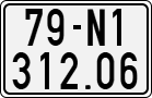 License plate of Vietnam, Motorcycles