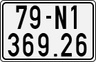 License plate of Vietnam, Motorcycles
