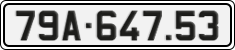 License plate of Vietnam, Cars