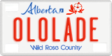 Alberta, Vanity Plates
