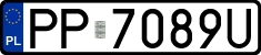 License plates of Poland, Regular car plates