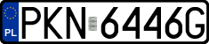 License plates of Poland, Regular car plates