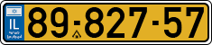 License plate of Israel, Regular plates