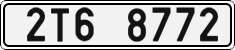 License plate of the Czech Republic, Cars (2001)