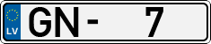 License plate of Latvia, Regular car plates