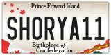 Prince Edward Island, Vanity Plates