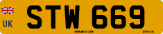 License plate of the United Kingdom, 1932 year system