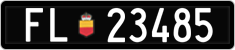 License plate of Liechtenstein, Cars