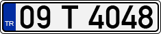 License plate of Turkey, Regular plates