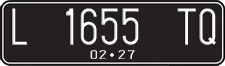 License plate of Indonesia, Regular plates