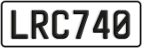 License plate of New Zealand, ABC1(23)