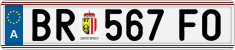 License plate of Austria, Regular plates