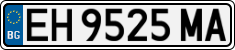 License plate of Bulgaria, Cars