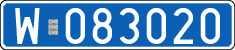 License plates of Poland, Diplomatic