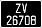 License plate of Ireland, Oldtimers