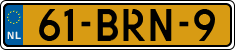 License plate of the Netherlands, Heavy Commercial Vehicles (1994 system)