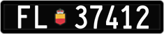 License plate of Liechtenstein, Cars