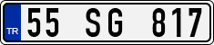 License plate of Turkey, Regular plates