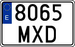 License plates of Spain, Ordinary (2000)