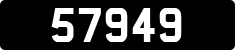 License plate of Guernsey, Regular plates