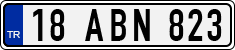 License plate of Turkey, Regular plates