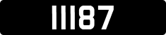 License plate of Guernsey, Regular plates