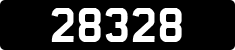 License plate of Guernsey, Regular plates
