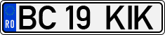 License plate of Romania, Regular plates