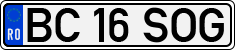 License plate of Romania, Regular plates