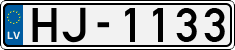 License plate of Latvia, Regular car plates