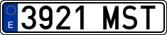 License plates of Spain, Ordinary (2000)