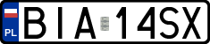 License plates of Poland, Regular car plates
