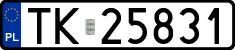 License plates of Poland, Regular car plates