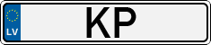License plate of Latvia, Vanity Plates