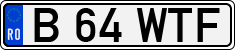 License plate of Romania, Regular plates