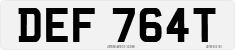 License plate of the United Kingdom, 1963 year system