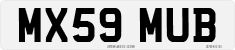 License plate of the United Kingdom, 2001 year system