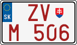 License plate of Slovakia, Dealer