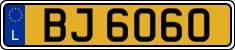 License plate of Luxembourg, 2003 year system