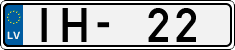 License plate of Latvia, Regular car plates