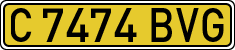 License plates of Spain, Specialty plates