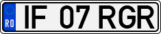 License plate of Romania, Regular plates