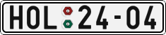 License plate of the Czech Republic, Cars (1960)