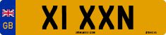 License plate of the United Kingdom, 1983 year system