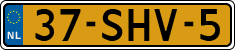 License plate of the Netherlands, Cars