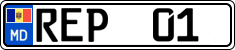 License plate of Moldova, Cars (2015)